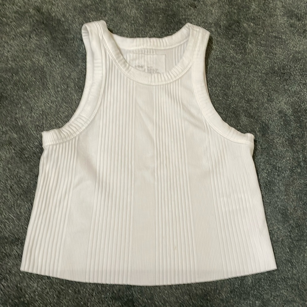 White tank top